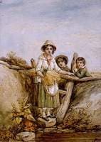 Three Children by a Stile