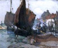 East Coast Harbour Scene