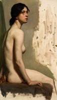 Seated Female Nude