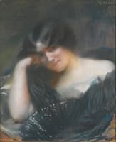 Lady with a Fan