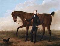 Richard Kevitt Rotherham with His Horse