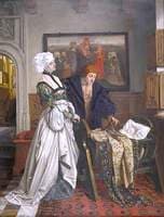 Charles V and Jeanne Vandergeynst at the Cradle of Their Daughter, Marguerite