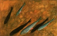Three Standing Trout