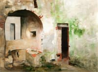 Archway in a House Façade