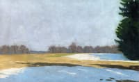 Landscape with Snow Remainders