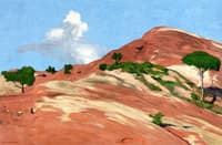 Red and Yellow Rocks near Vidauban