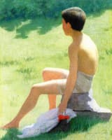 Back View of a Boy