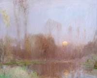 A Pool among Trees: Moonlight