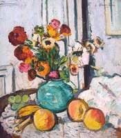 Anemones and Fruit
