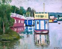 Houseboats on Loch Lomond