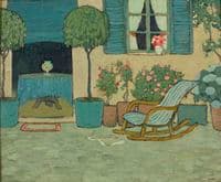 Garden with Rocking Chair
