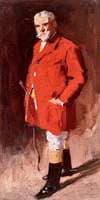 Elderly Bearded Gentleman in Hunting Attire