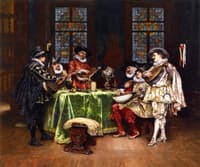 Interior with Troubadours