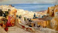 Arab Women on a Rooftop, Algiers Beyond