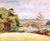 A Spring Landscape, Raydon, Suffolk
