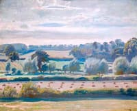 A View of Dedham Vale with Stacks in a Field