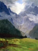 Study for Storm in the Rocky Mountains