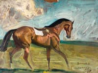 'Bunker II', a Bay Racehorse
