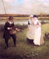 Isaac Walton and the Milkmaids