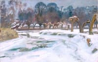 First Study for 'Frozen River'