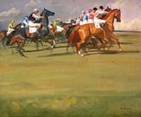 Moving up to the Start, Newmarket, Suffolk