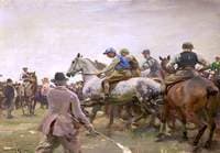 Start of St Buryan Races, Cornwall