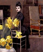 In the Music Room with Daffodils