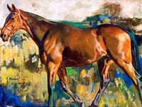 The Bay Horse, 'Patrick', Bought in Dublin with Grey Mare