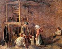 The Interior of a Barn