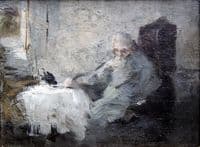 Old Man and Raven