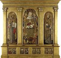 Virgin and Child Enthroned with Saints