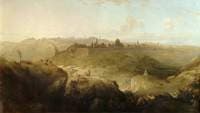 Pilgrims Approaching Jerusalem