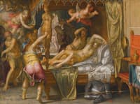 Mars and Venus Surprised by Vulcan