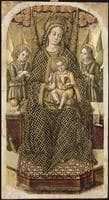 Madonna and Child with Two Angels