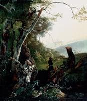 Landscape with Hunters