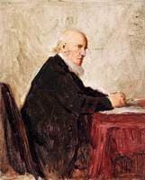 Minister Seated at a Table