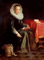 Portrait of Eva Wtewael