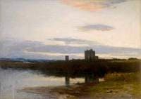 Spynie Castle and Loch, Moray
