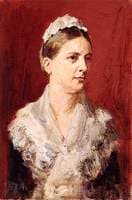 Portrait of a Woman Wearing a Mop Cap and a Shawl