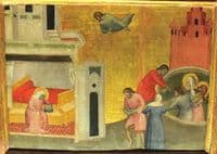Triptych: Martyrdom of St Sebastian and Scenes from his Life (panel detail)