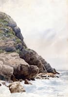 Surf and Cliffs, Conanicut, Rhode Island