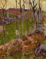 Late Winter, Pont-Aven Breton and Calf