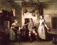 David Garrick in The Farmer's Return