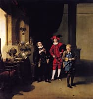 Garrick with Burton and Palmer in The Alchymist