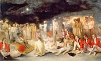 Prince Jawan Bakht Receiving Warren Hastings at Lucknow