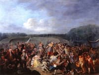Celebrating over the Bodies of the Swiss Soldiers