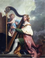 King David Playing the Harp