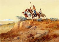 Indians on a Bluff