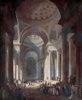 Interior of the Church of St Geneviève, Paris