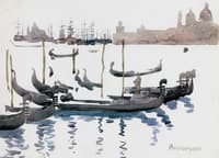 Gondolas, Venice